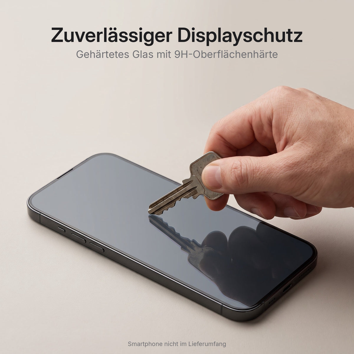 Schutzglas für iPhone 17 Pro Max / 18 Pro Max – gehärtetes Glas mit 9H-Oberflächenhärte