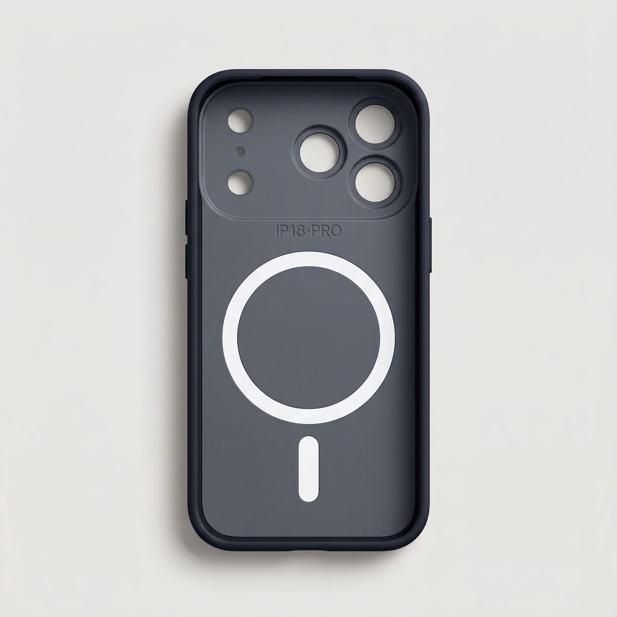 Hülle für iPhone 18 Pro in Schwarz – Innenansicht